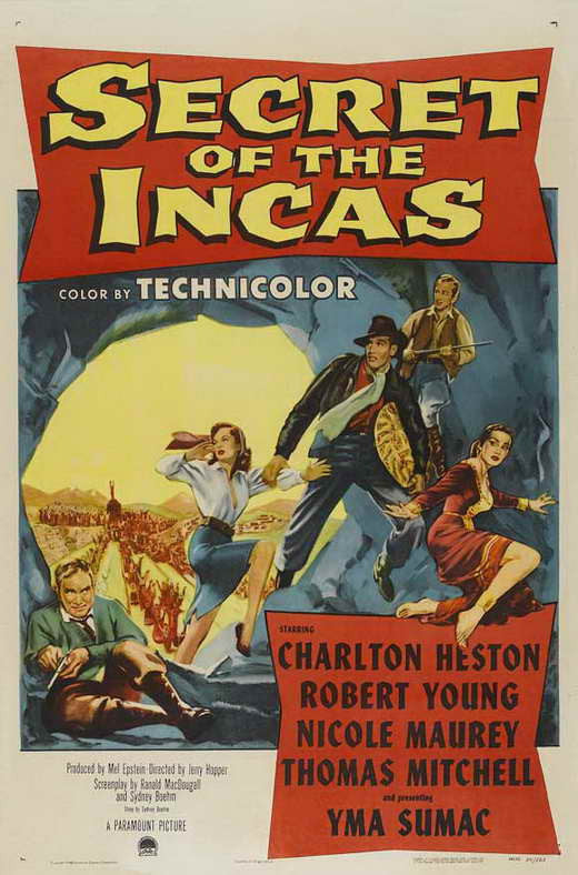 Secret Of The Incas (1954) - Charlton Heston  DVD