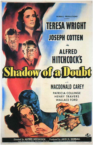 Shadow Of A Doubt (1943) - Joseph Cotten  DVD  Colorized Version