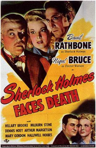 Sherlock Holmes : Faces Death (1943) - Basil Rathbone  DVD
