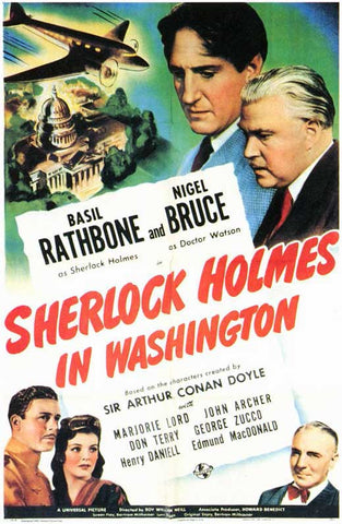 Sherlock Holmes : In Washington (1943) - Basil Rathbone  DVD