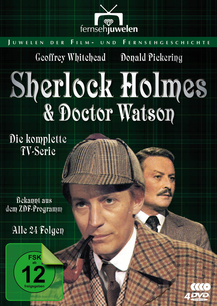 Sherlock Holmes And Doctor Watson : The Complete Series (1980) - Geoffrey Whitehead (4 DVD Set)