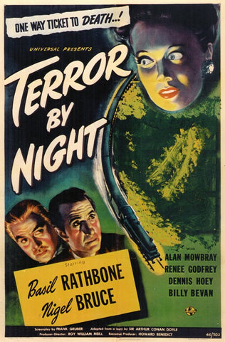 Sherlock Holmes : And The Terror By Night (1946) - Basil Rathbone  DVD