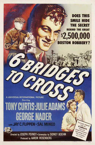 Six Bridges To Cross (1955) - Tony Curtis  DVD
