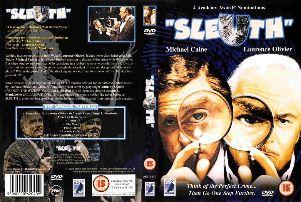 Sleuth (1972) - Michael Caine  DVD
