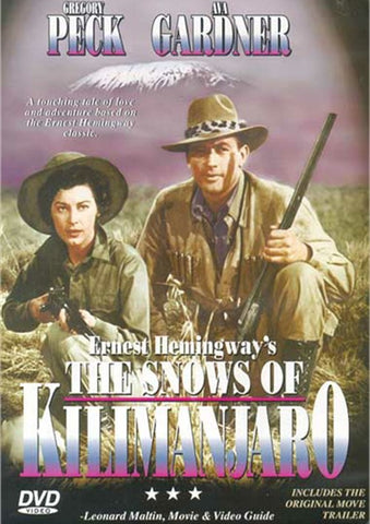 The Snows Of Kilimanjaro (1952) - Gregory Peck  DVD