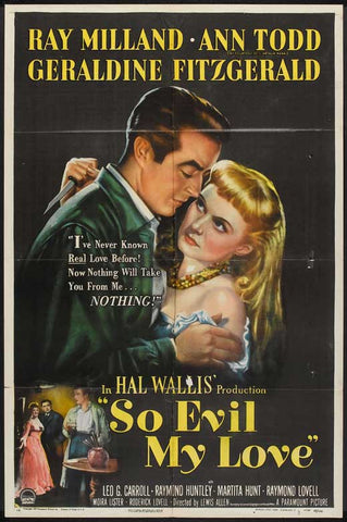 So Evil My Love (1948) - Ray Milland  DVD