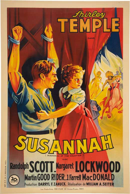 Susannah Of The Mounties (1939) - Shirley Temple Color DVD