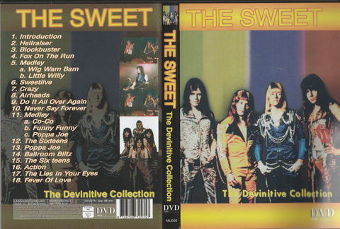 The Sweet : Devinitive Collection DVD