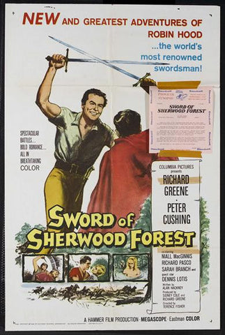 Sword Of Sherwood Forest ( 1960) - Peter Cushing  DVD