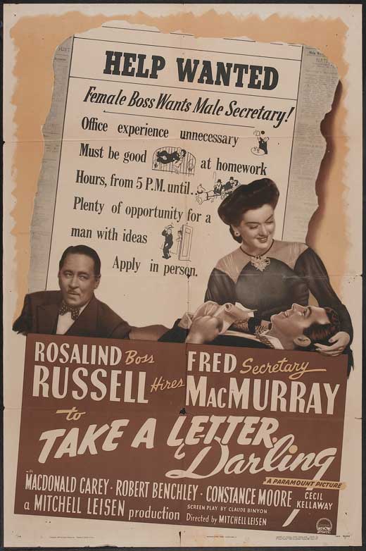 Take A Letter, Darling (1942) - Fred MacMurray  DVD