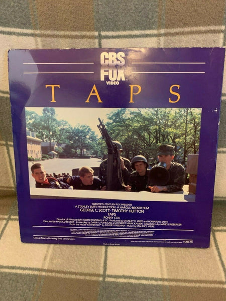 Taps (1981) - George C. Scott Laserdisc  2 Laserdisc Set  PAL