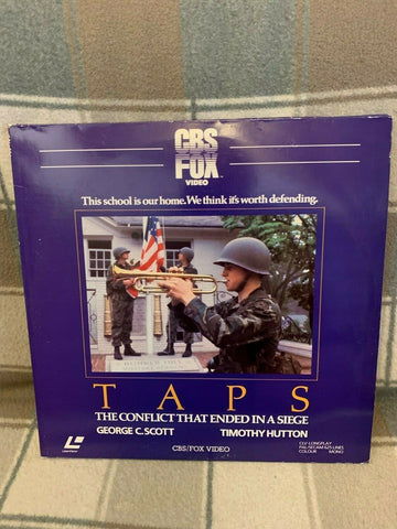 Taps (1981) - George C. Scott Laserdisc  2 Laserdisc Set  PAL