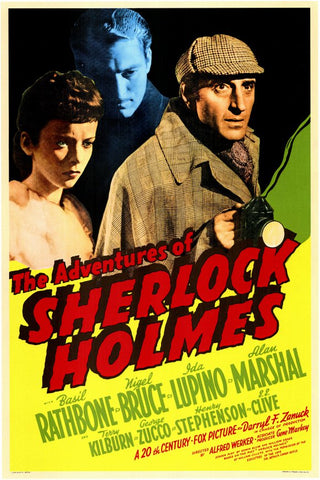Sherlock Holmes : The Adventures Of Sherlock Holmes (1939) - Basil Rathbone  DVD