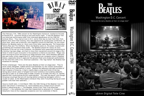 The Beatles : Live At Washington Coliseum 1964  DVD