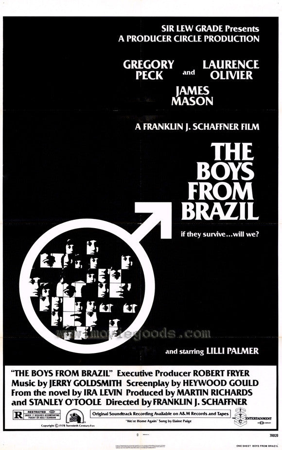 Boys From Brazil (1978) - Gregory Peck  DVD