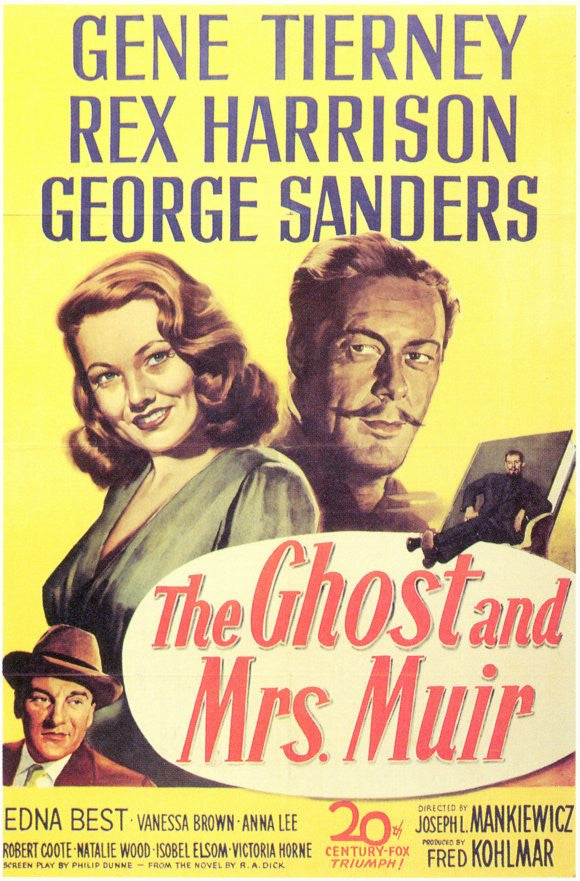 The Ghost And Mrs. Muir (1947) - Rex Harrison   Colorized Version  DVD