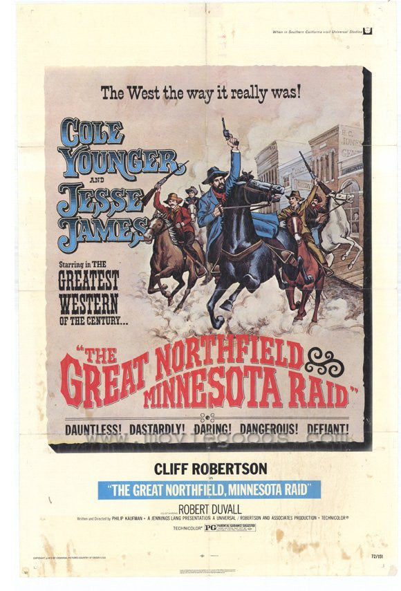 The Great Northfield Minnesota Raid (1972) - Robert Duvall  DVD