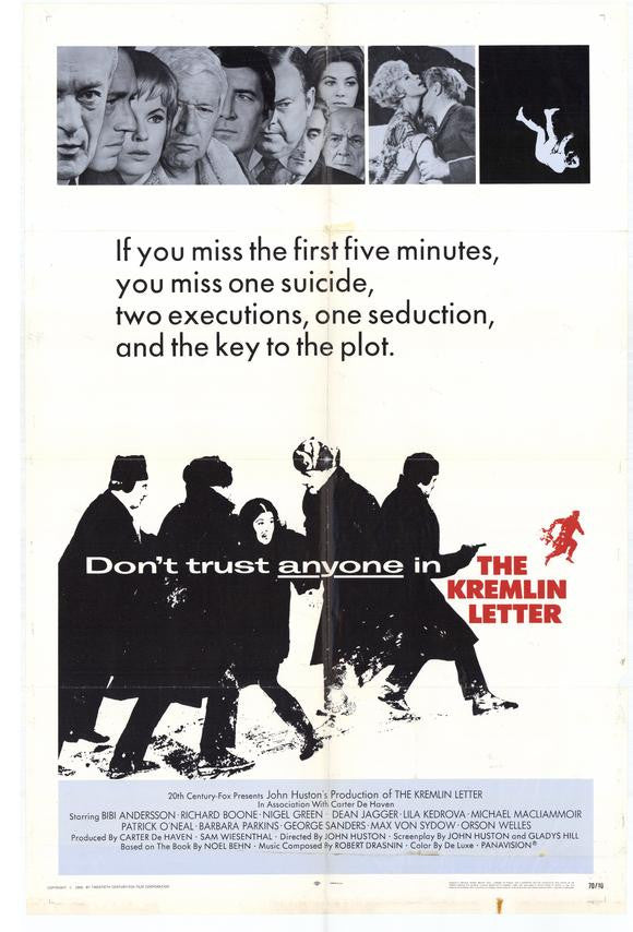 The Kremlin Letter (1970) - Richard Boone  DVD