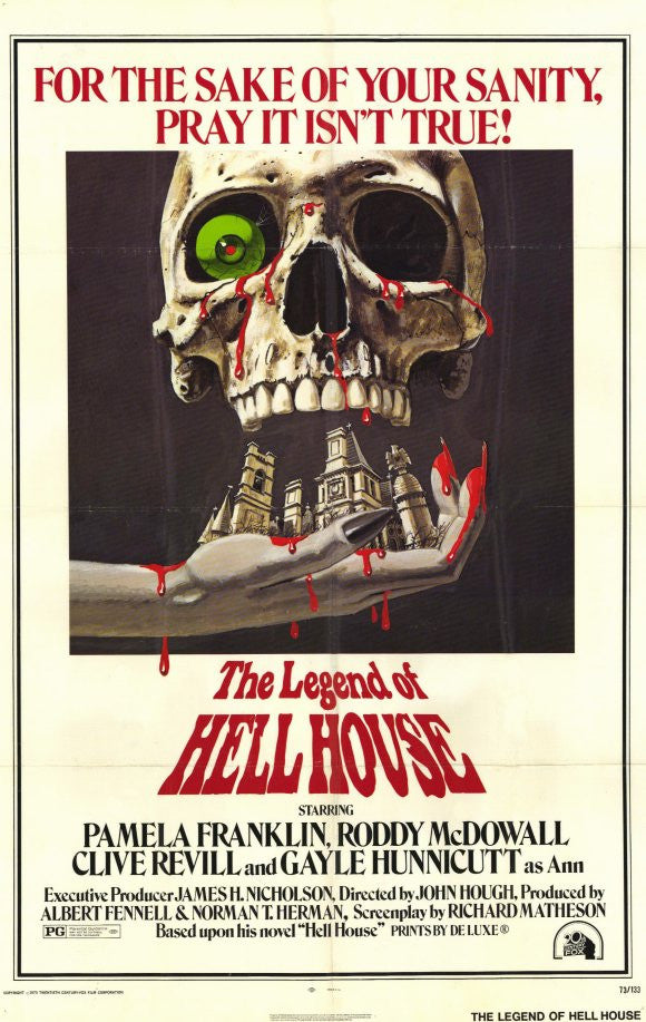 The Legend Of Hell House (1973) - Roddy McDowell  DVD