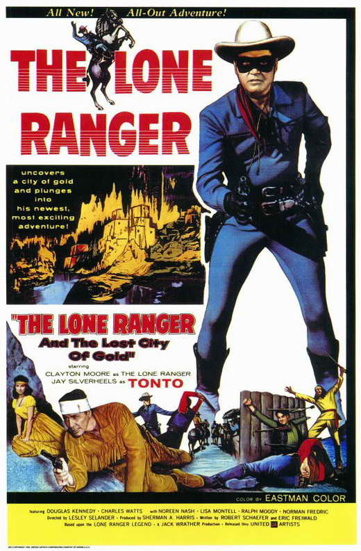 The Lone Ranger And The Lost City Of Gold (1958) - Clayton Moore  DVD