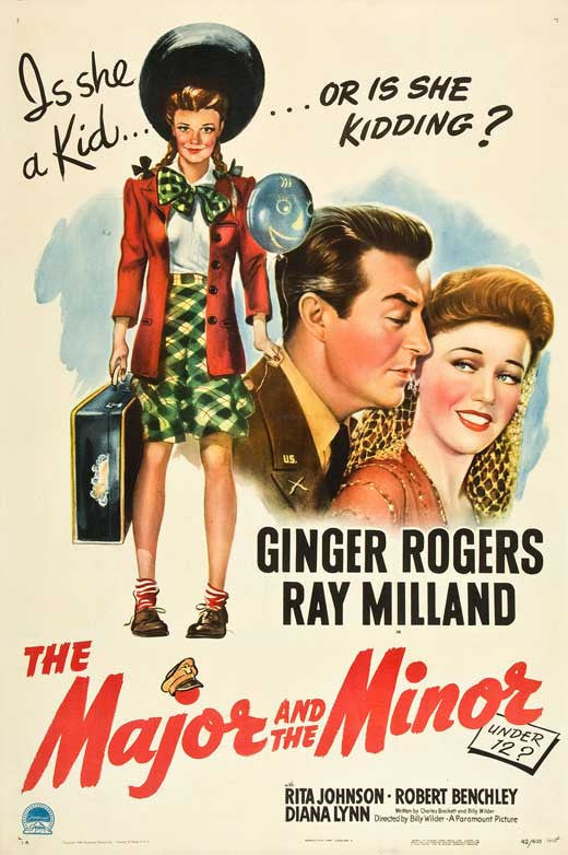 The Major And The Minor (1942) - Ginger Rogers  DVD