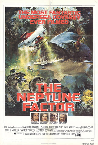 The Neptune Factor (1973) - Ernest Borgnine  DVD