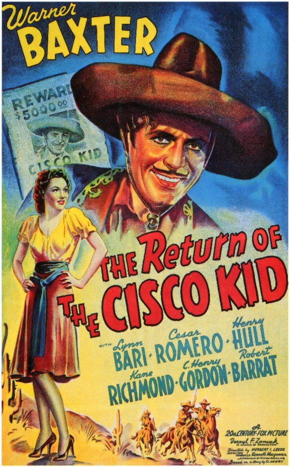 Return Of The Cisco Kid (1939) - Warner Baxter  DVD
