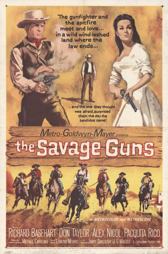 The Savage Guns AKA Tierra Brutal (1962) - Richard Basehart  DVD