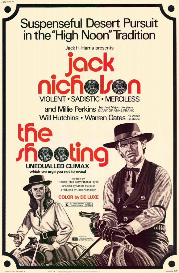 The Shooting (1966) - Jack Nicholson  DVD