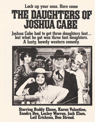 The Daughters of Joshua Cabe (1972) - Buddy Ebsen  DVD
