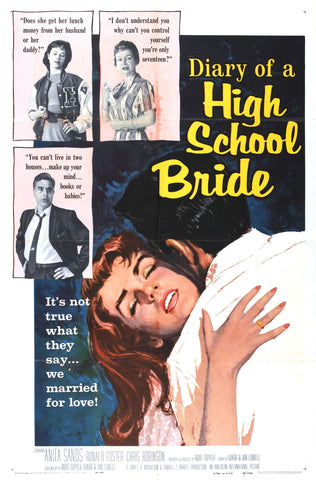 The Diary Of A High School Bride (1959) - Anita Sands  DVD