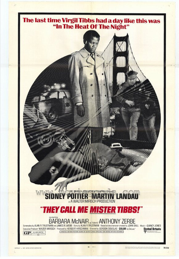 They Call Me Mister Tibbs ! (1970) - Sidney Poitier  DVD