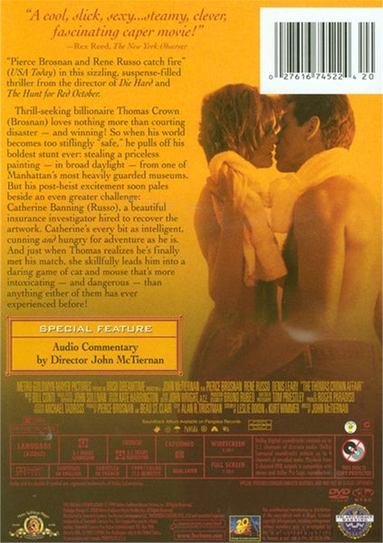 The Thomas Crown Affair (1999) - Pierce Brosnan  DVD