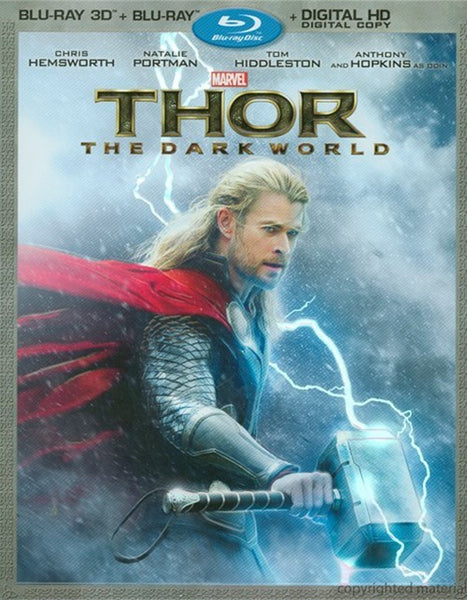 Thor : The Dark World 3D (2013) - Chris Hemsworth  Blu-ray 3D + Blu-ray