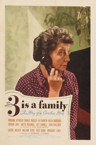 Three Is A Family (1944) - Charles Ruggles  DVD