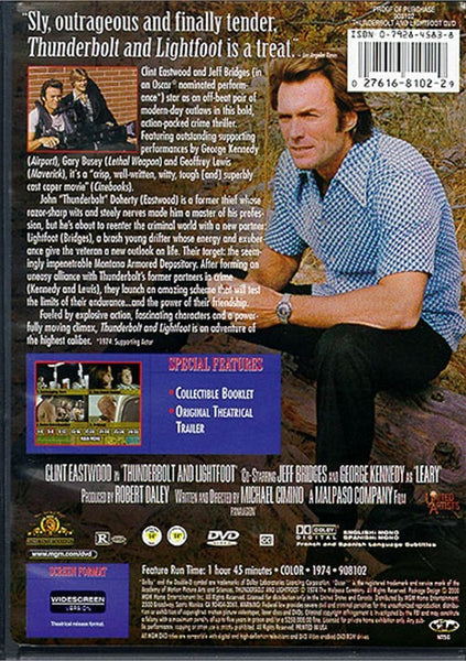 Thunderbolt And Lightfoot (1974) - Clint Eastwood  DVD