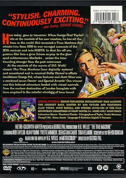 The Time Machine (1960) - Rod Taylor DVD