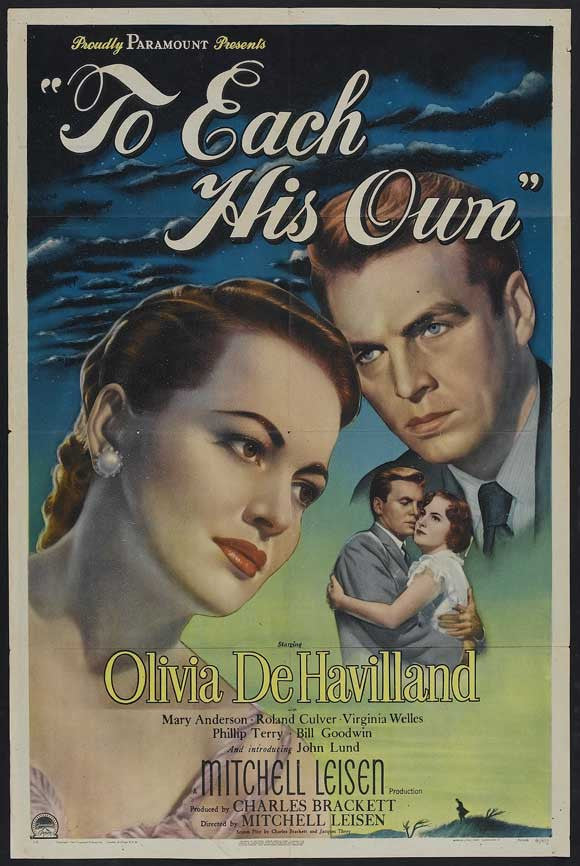 To Each His Own (1946)  DVD