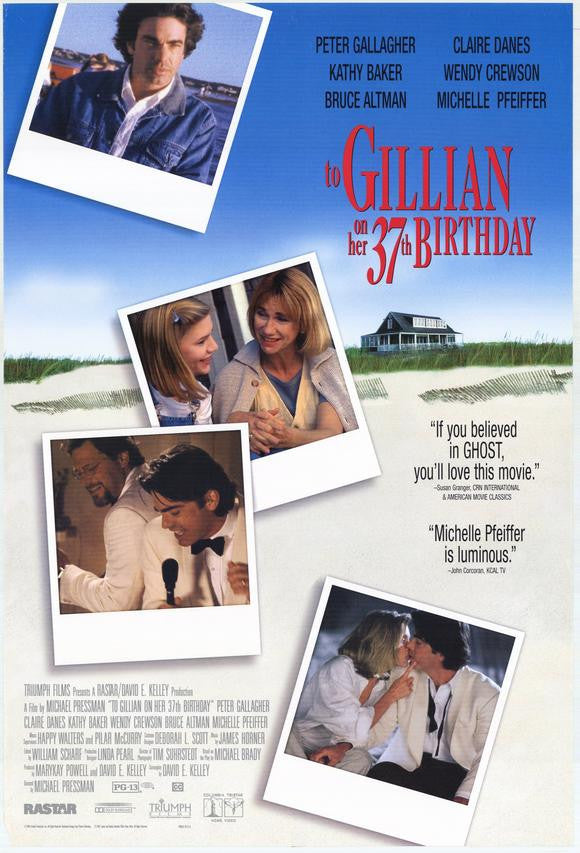 To Gillian On Her 37th Birthday (1996) - Michelle Pfeiffer  DVD