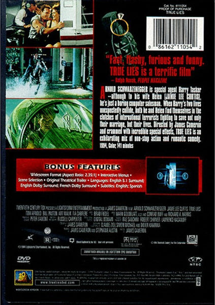 True Lies (1994) - Arnold Schwarzenegger  DVD