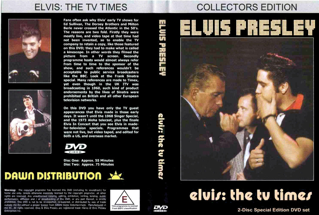 Elvis - The TV Times - 2 DVD Set
