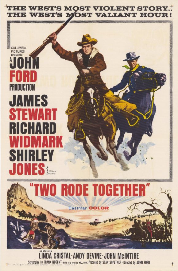 Two Rode Together (1961) - James Stewart DVD – Elvis DVD Collector ...