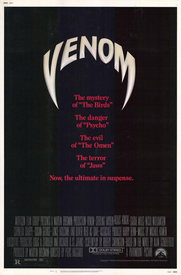 Venom (1981) - Oliver Reed  DVD