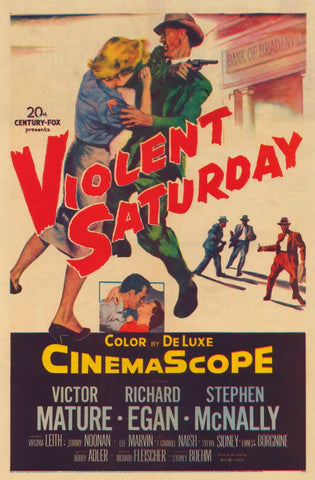 Violent Saturday (1955) - Richard Egan  DVD