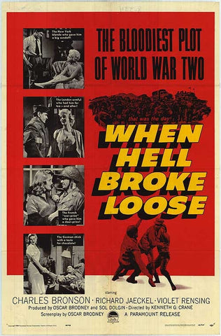 When Hell Broke Loose (1958) - Charles Bronson  DVD