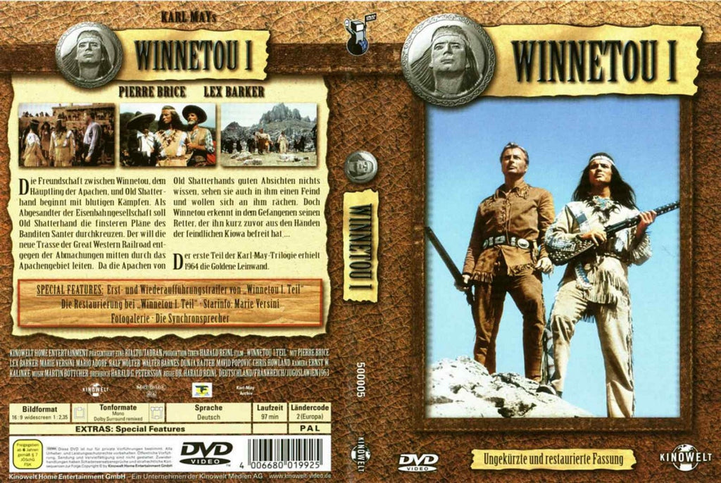 Winnetou 1 (1963) - Lex Barker DVD (english version)