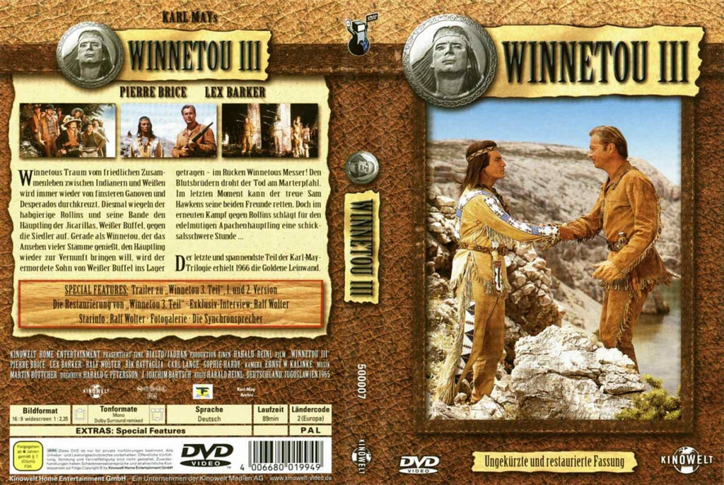 Winnetou 3 - The Last Shot (1965) - Lex Barker DVD (english)