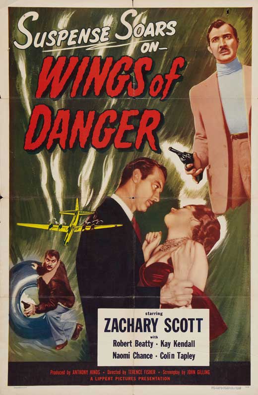 Wings Of Danger (1952) - Zachary Scott  DVD