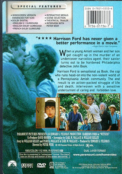 Witness (1985) - Harrison Ford  DVD