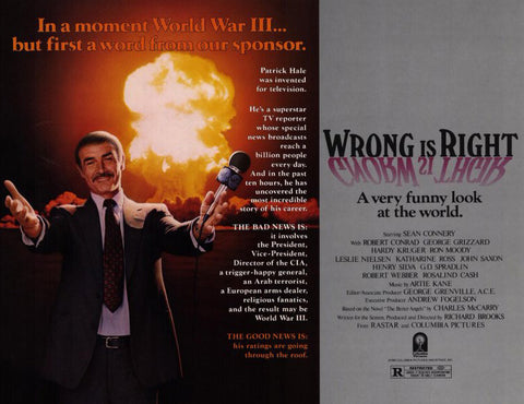Wrong Is Right (1982) - Sean Connery  DVD